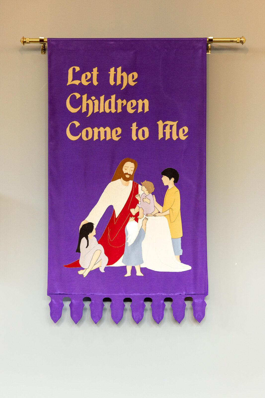 Let the Children Come to Me banner