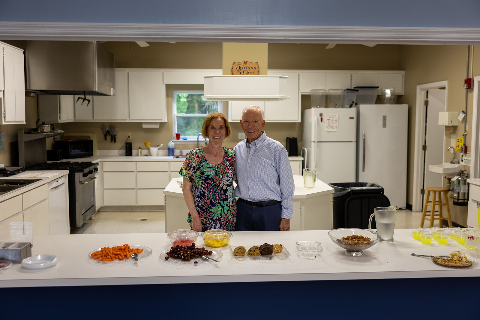 Refreshments in the fellowship hall