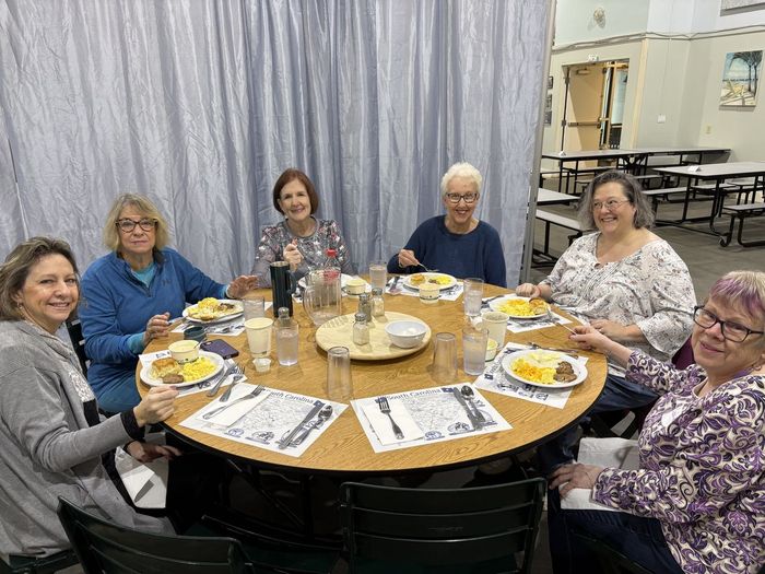 Fellowship at the women's retreat
