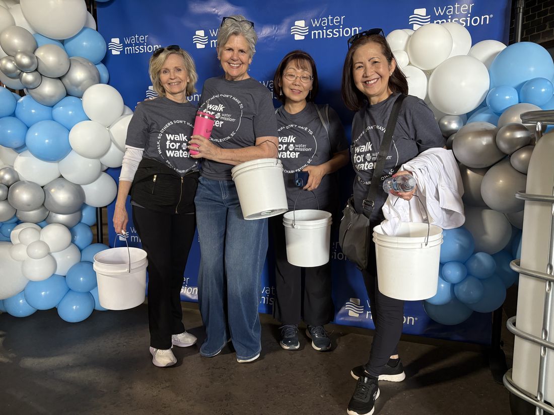 Walk for Water team