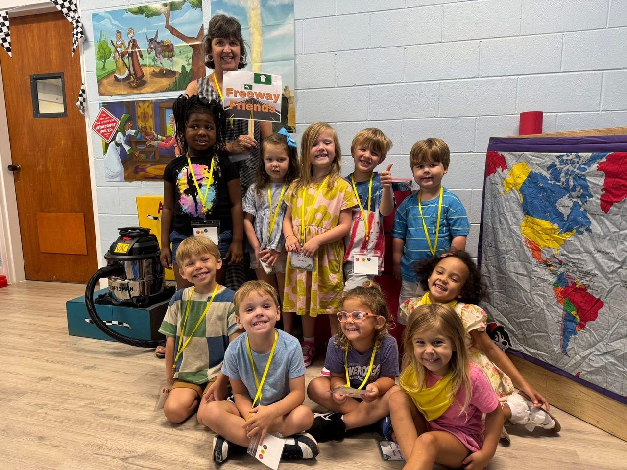 Vacation Bible School group photo