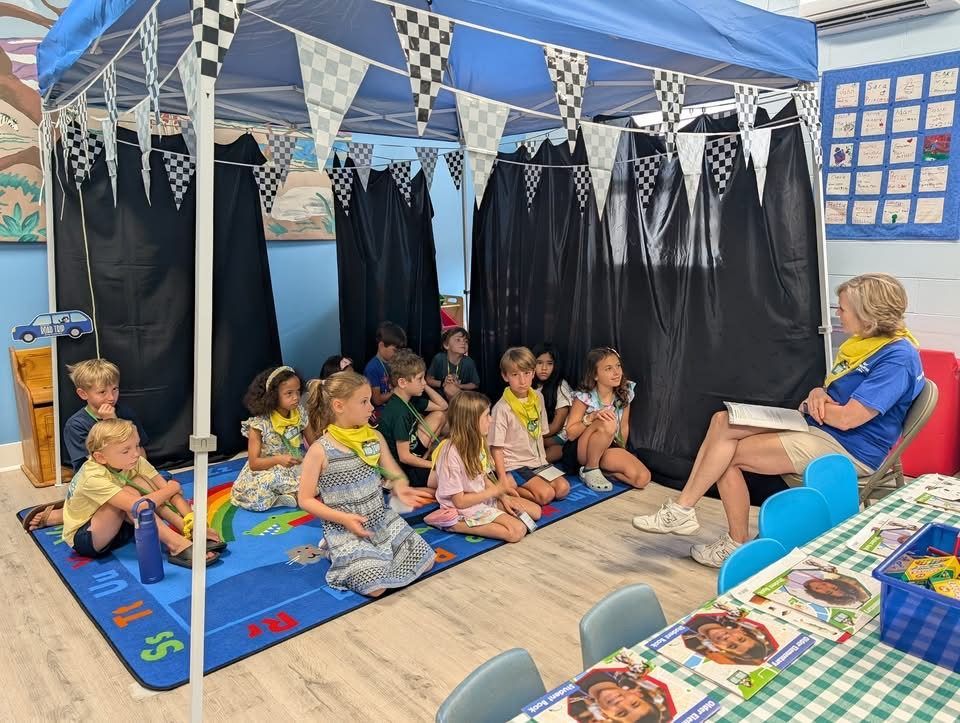 Story time at Vacation Bible School